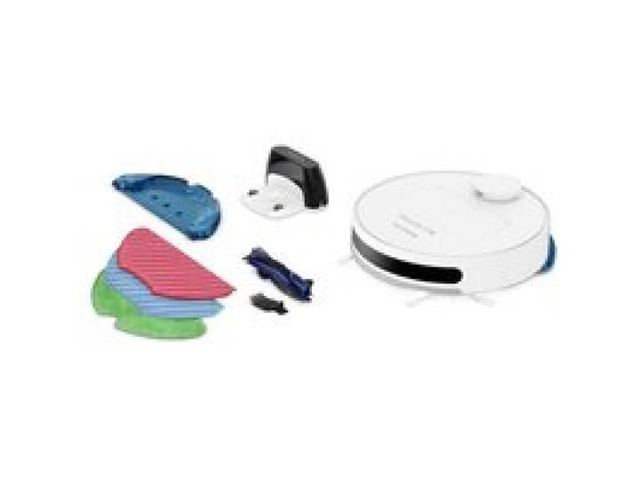 ROWENTA Aspirateur robot laveur Aspire et lave Navigation personnalisée Connecté Kit animal et allergie X-Plorer S75 RR7687WH