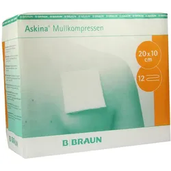 Askina Mullkompressen 10x20 cm unsteril 100 St