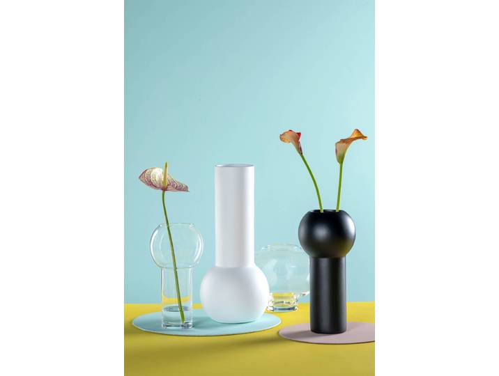 Vase Brera type A 15 x 31 x 15cm Noir