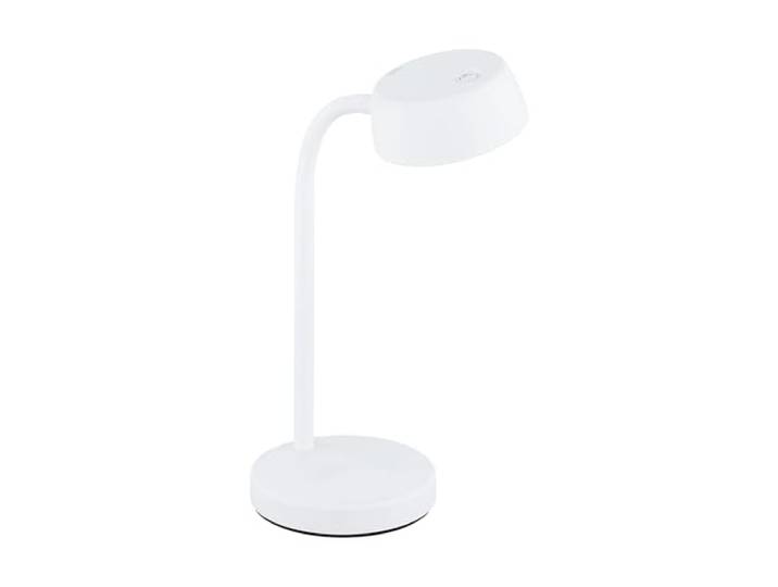 EGLO LED Tischlampe Cabales, 1 flammige Tischleuchte Nachttischlampe aus Kunststoff, Wohnzimmerlampe in Weiß, Lampe mit Wipp-Schalter, warmweiß