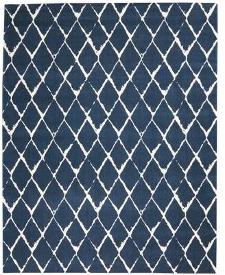 Nourison Twilight Contemporary Geometric Trellis Area Rug