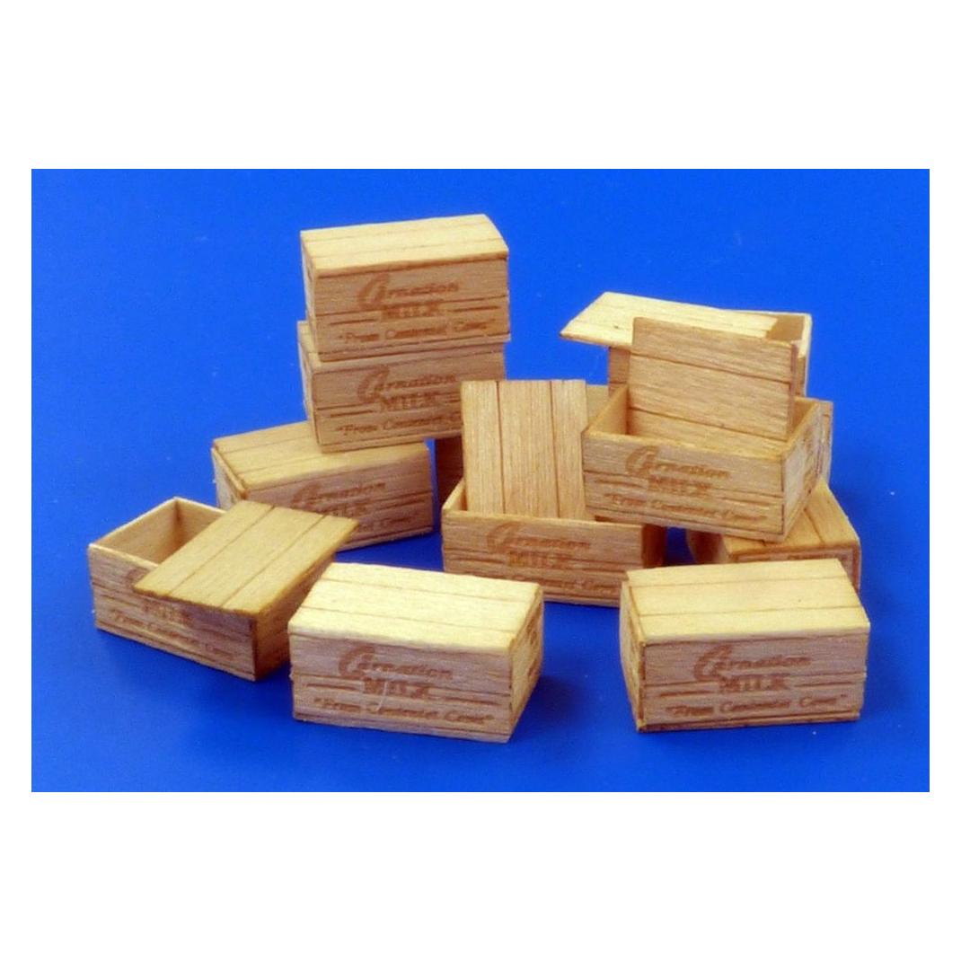Plus Model U.S.Wooden crates for condensed milk (23798646)