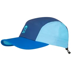 Trollkids Kinder Troll Sonnenkappe - 48-52 - alpine blue/black/pool blue