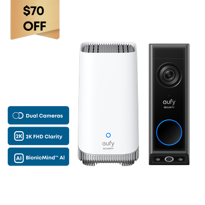 Video Doorbell E340 + eufy HomeBase™ S380 BUNDLE