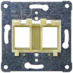 Siemens 5TG2081 Tragplatte Modular Jack zur Aufnahme von bis zu 2 Steckverb., gelber Einsatz