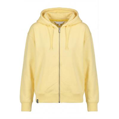 Sweatjacke ALIFE & KICKIN, Damen, Gr. XL, gelb (celestial gelb), 60% Baumwolle, 40% Polyester, ohne Ausschnitt, Sweatjacken Sweatjacke