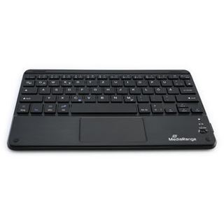 MediaRange Kompakt Tastatur USB und Bluetooth Deutsch schwarz (kabellos)