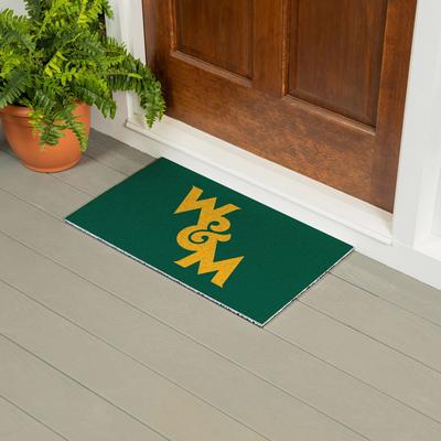 Evergreen "28 in. x 16 in. Full Color PVC Door Mat, William & Mary - 28"" x 16"""