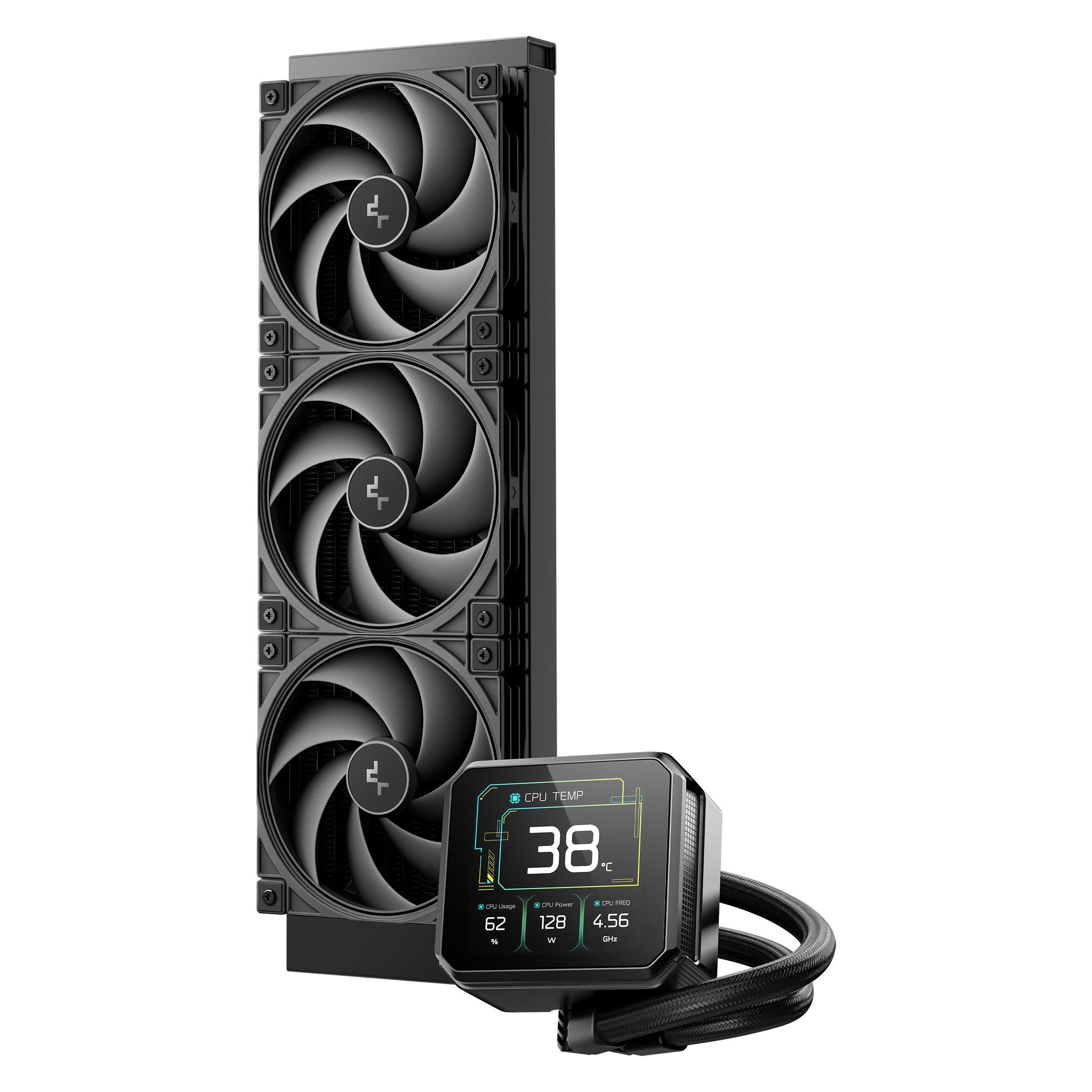 Deepcool K COOLER Wasserkühlung Spartacus 360 LCD black (R-SPT360-BKDSMP-G-1)