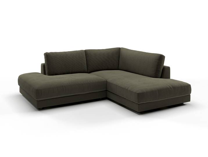 Candy High End 2.0 Ecksofa Feincord/Komfortschaum mit