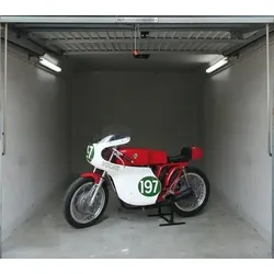 Scheurich Garagentorplane Vintage Motorbike, für Schwing- und Sektionaltore