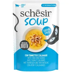 Schesir Soup Thunfisch mit Tintenfisch 40g Beutel