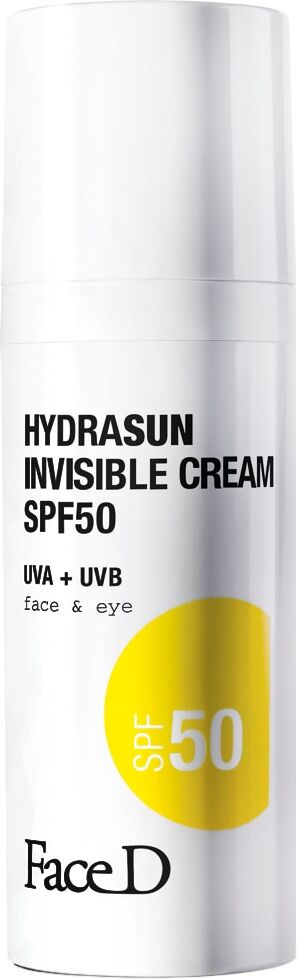 Face D Crema solar facial Hydrasun SPF 50 .  (50 ml)