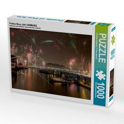 Frohes Neus Jahr HAMBURG (Puzzle)