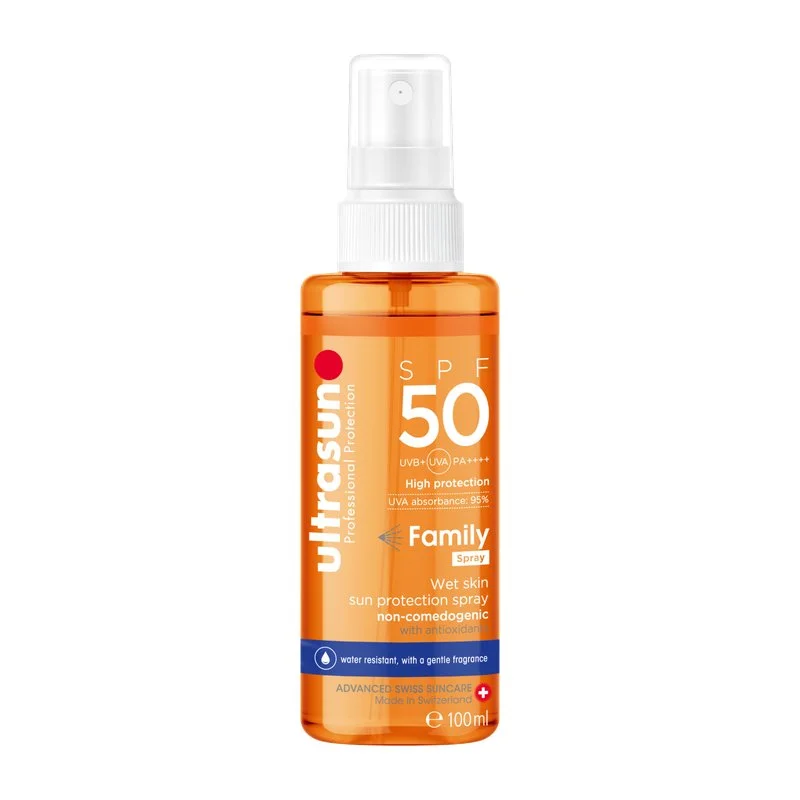 Ultrasun AG Family Wet Skin Spray SPF50, 100ml U24371