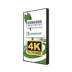 Digitales Poster 43" schwarz TrendLine (Wandmontage) - mit SAMSUNG 24/7 Digital Signage Display inklusive Mediaplayer