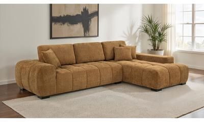 Coaster Octavia Upholstered Sectional Chaise Sofa