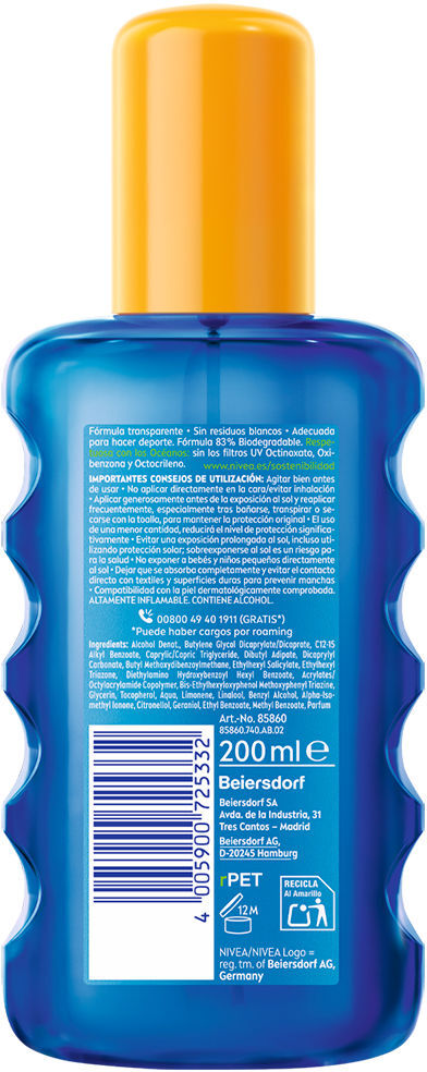 Nivea Sun PROTECT&REFRESH spray solare secco SPF50 200 ml