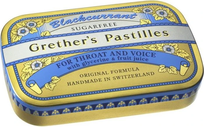 Grethers Blackcurrant Silber zf.Past.Dose 60 g Pastillen