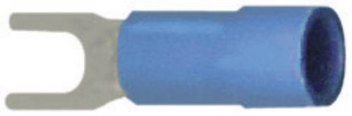 Vogt Verbindungstechnik 3655C Gabelkabelschuh 4mm² 6mm² Loch-Ø=5.3mm Teilisoliert Gelb