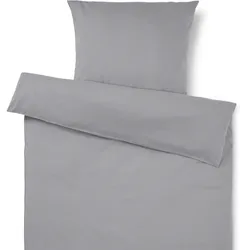 Tchibo - Flanell-Bettwäsche - grau