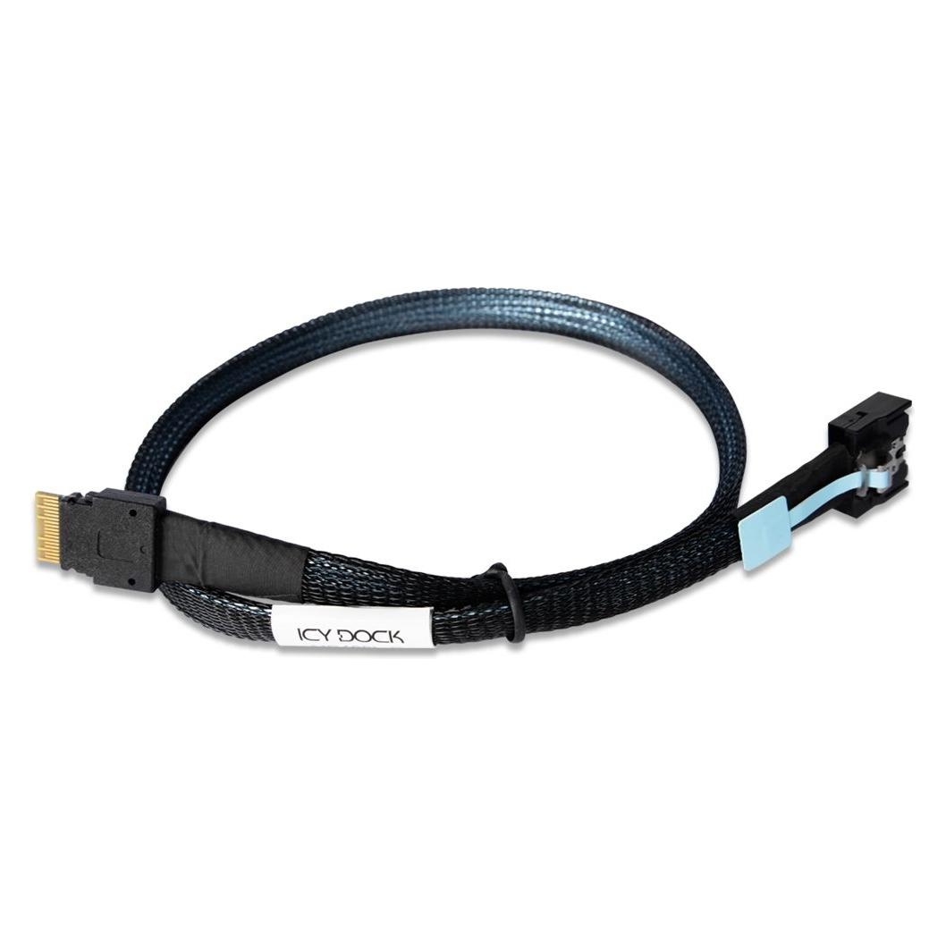 Icy Dock IcyDock Kabel SlimSAS 4i to MCIO 4i Cable, PCIe 4.0,0.5M (50 cm) (MB403L-B)