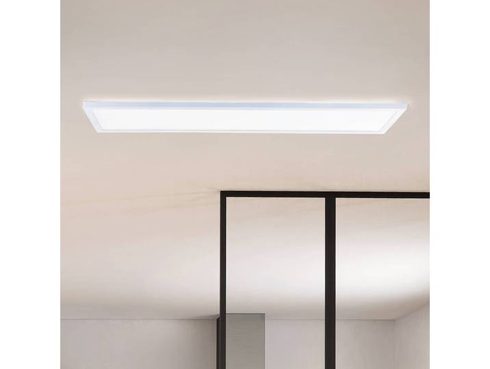 LED-Deckenleuchten Milton 96 x 4 x 25cm Weiß/Weiß Kunststoffart: Polypropylen Material: Kunststoff LED LED-Platine