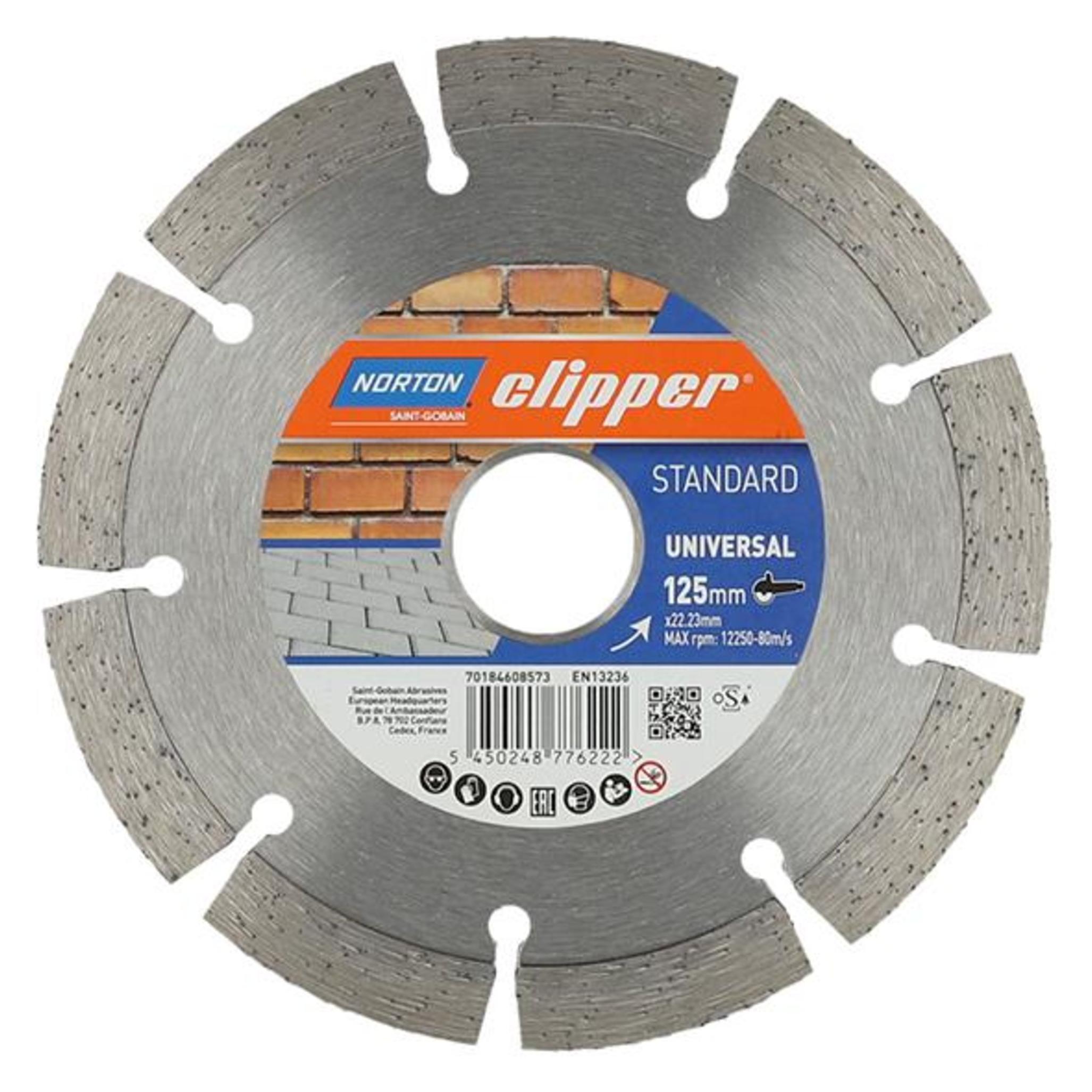 Norton Clipper Diamantscheibe Standard Universal Ø 230x22,23 mm (5450248776246)
