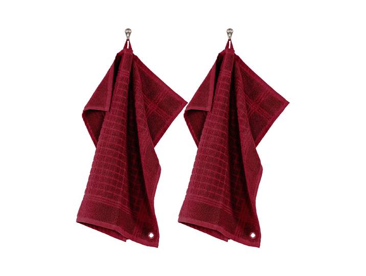 Tiseco 9586RED Küchentuch 2 Stk. Rot
