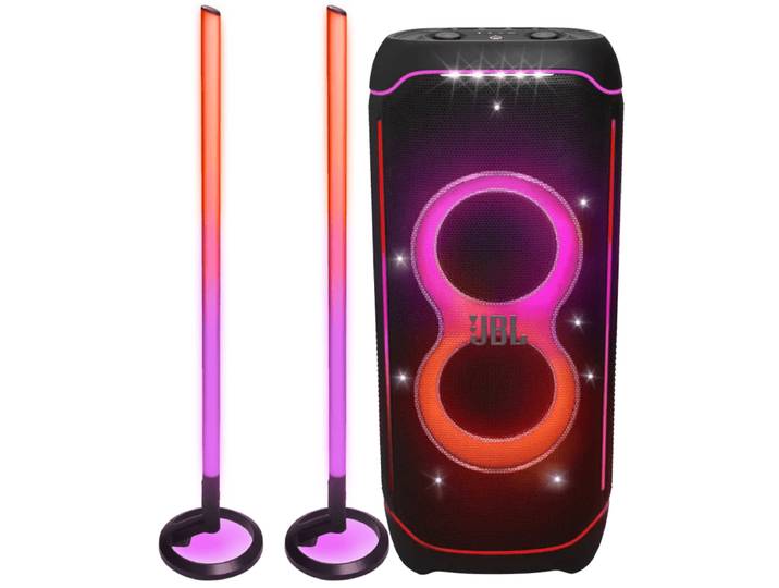 JBL Partybox Ultimate + 2x JBL Partylight Stick