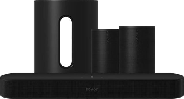 Sonos Beam Gen 2 en Era 100 SL Home Cinema Set Zwart