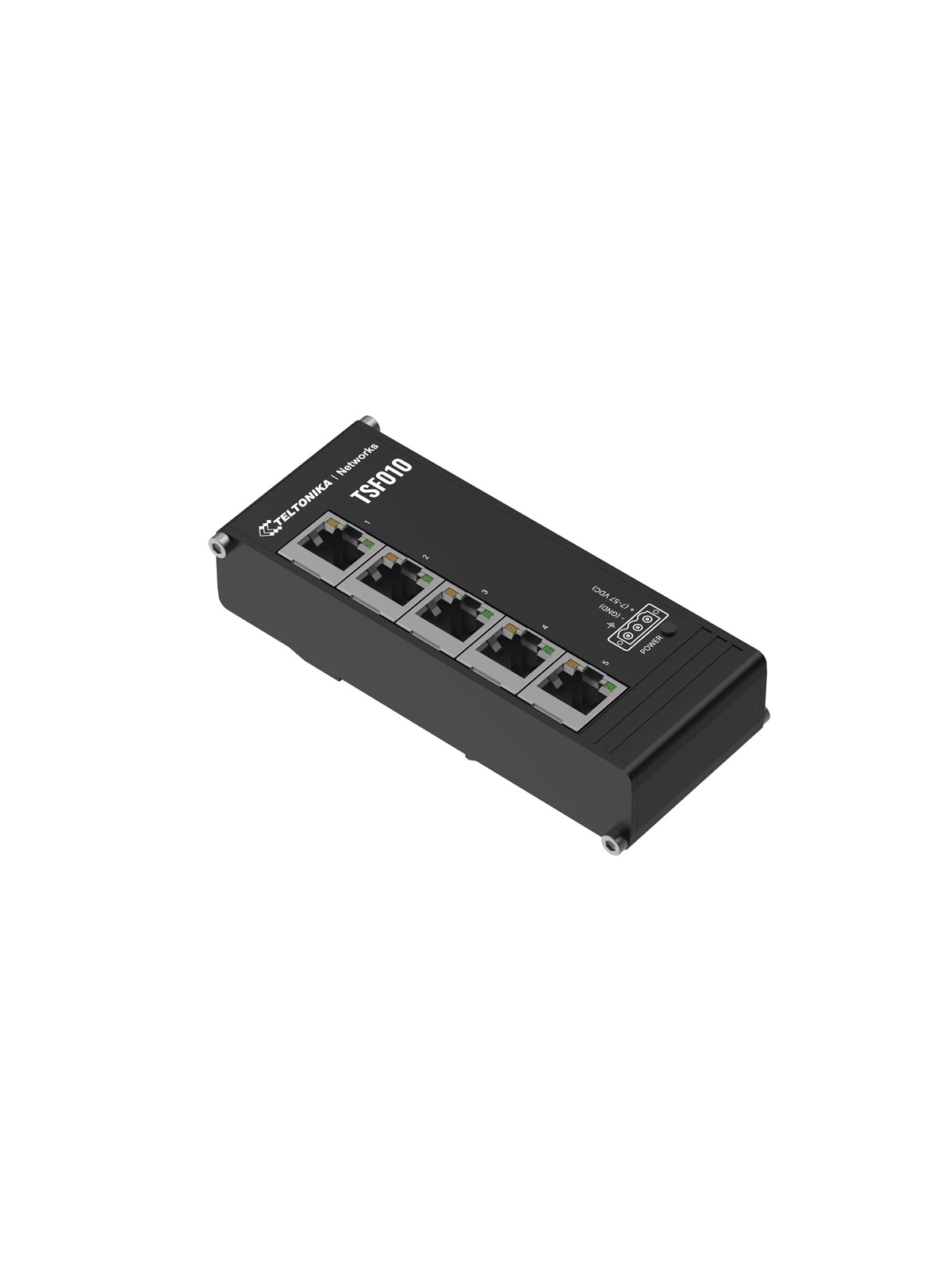 Teltonika TSF010 5-Port Flat Ethernet Switch 7-57 VDC (Without PSU)