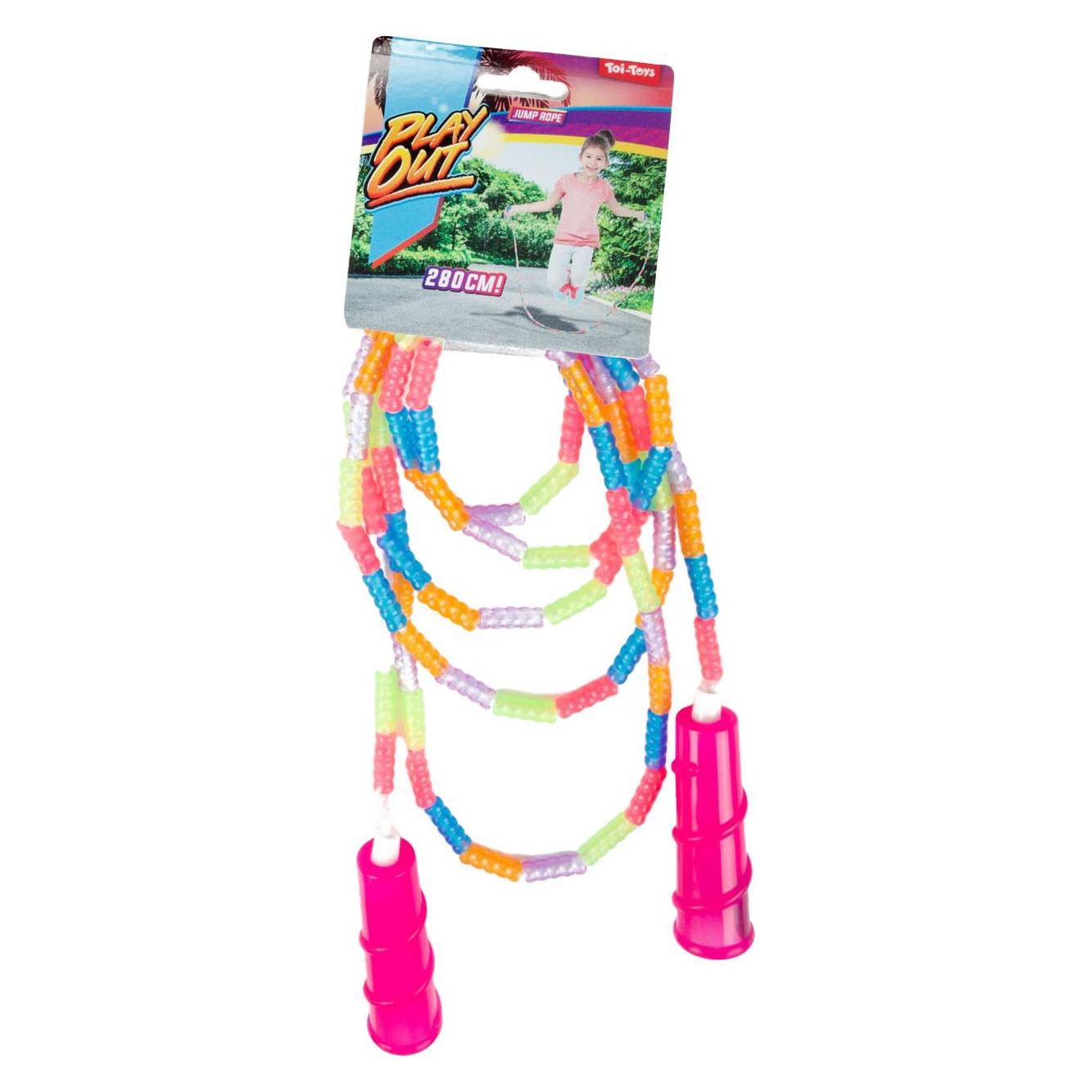 Toi-Toys Springseil mit farbigen Perlen, 280 cm (280 cm) (44741954)
