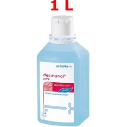 Schülke desmanol pure 1 L Händedesinfektion gebrauchsfertige Lösung, dermatologisch getestet