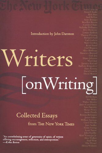 New York Times - Writers on Writing: Collected Essays from the New York Times - Preis vom 30.09.2026 22:30:23 h