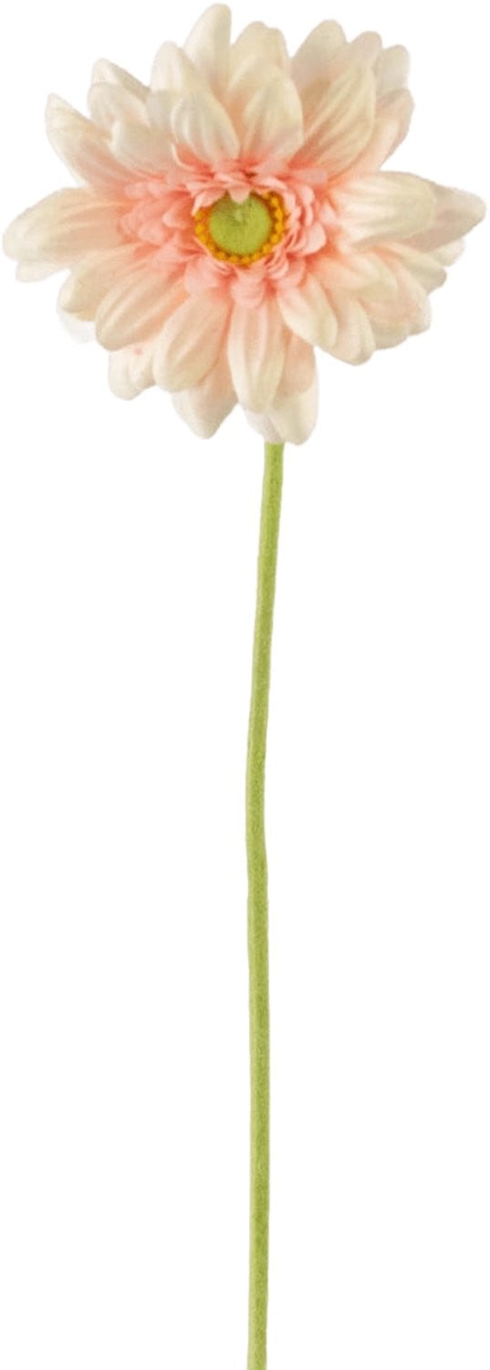 Easyplants Kunstbloem Gerbera mini zachtroze, 47 cm
