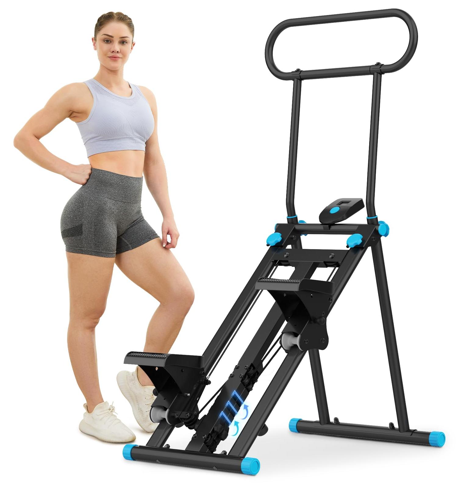 Vertikale Klimmgeräte, Schwarz - Faltbar und tragbar - Für Fitness und Heimfitnessgeräte