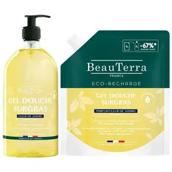 BeauTerra, Beauty Geschenkset, JASMINE GEL + REFILL SET 2 pcs (Körperpflegeset)