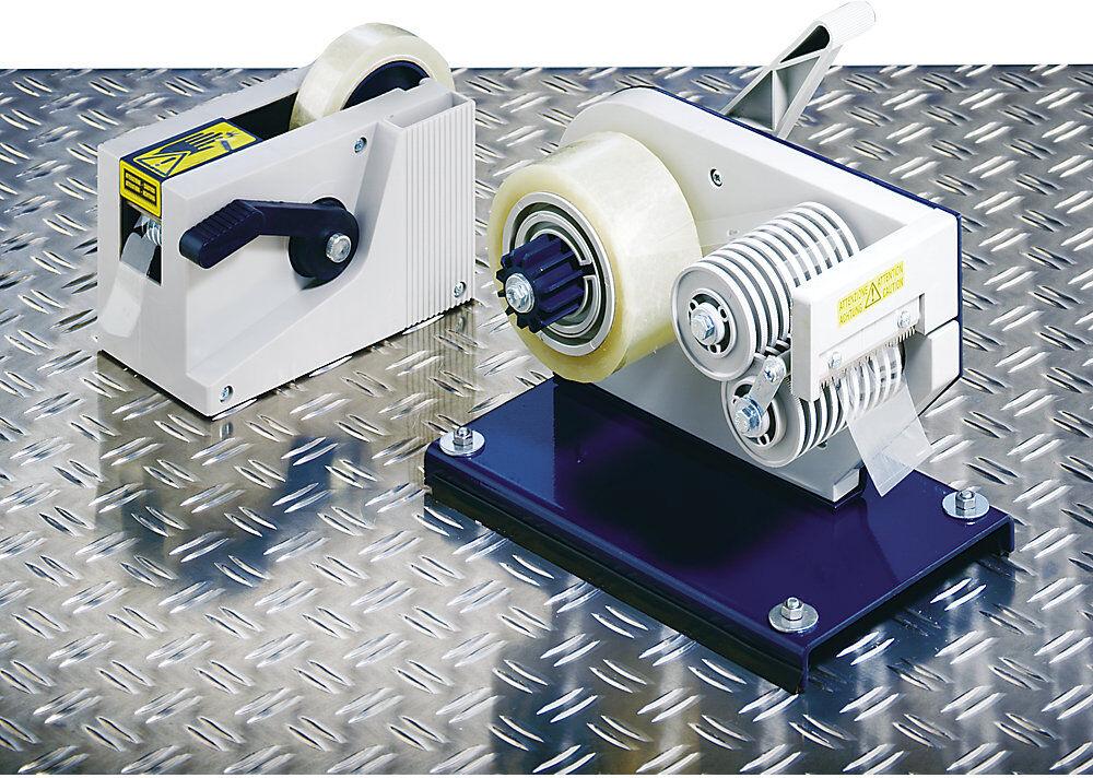 kaiserkraft Klebebandspender halbautomatisch, für Bandbreite bis 25 mm, Längeneinstellung variabel