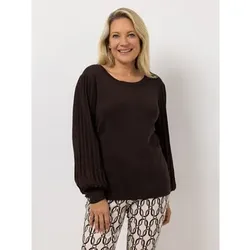 KILIAN KERNER SENSES Pullover, Langarm Pailletten-Details entlang der Ärmel figurumspielend
