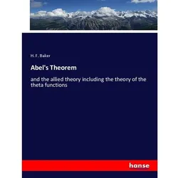 Abel's Theorem, Fachbücher von H. F. Baker