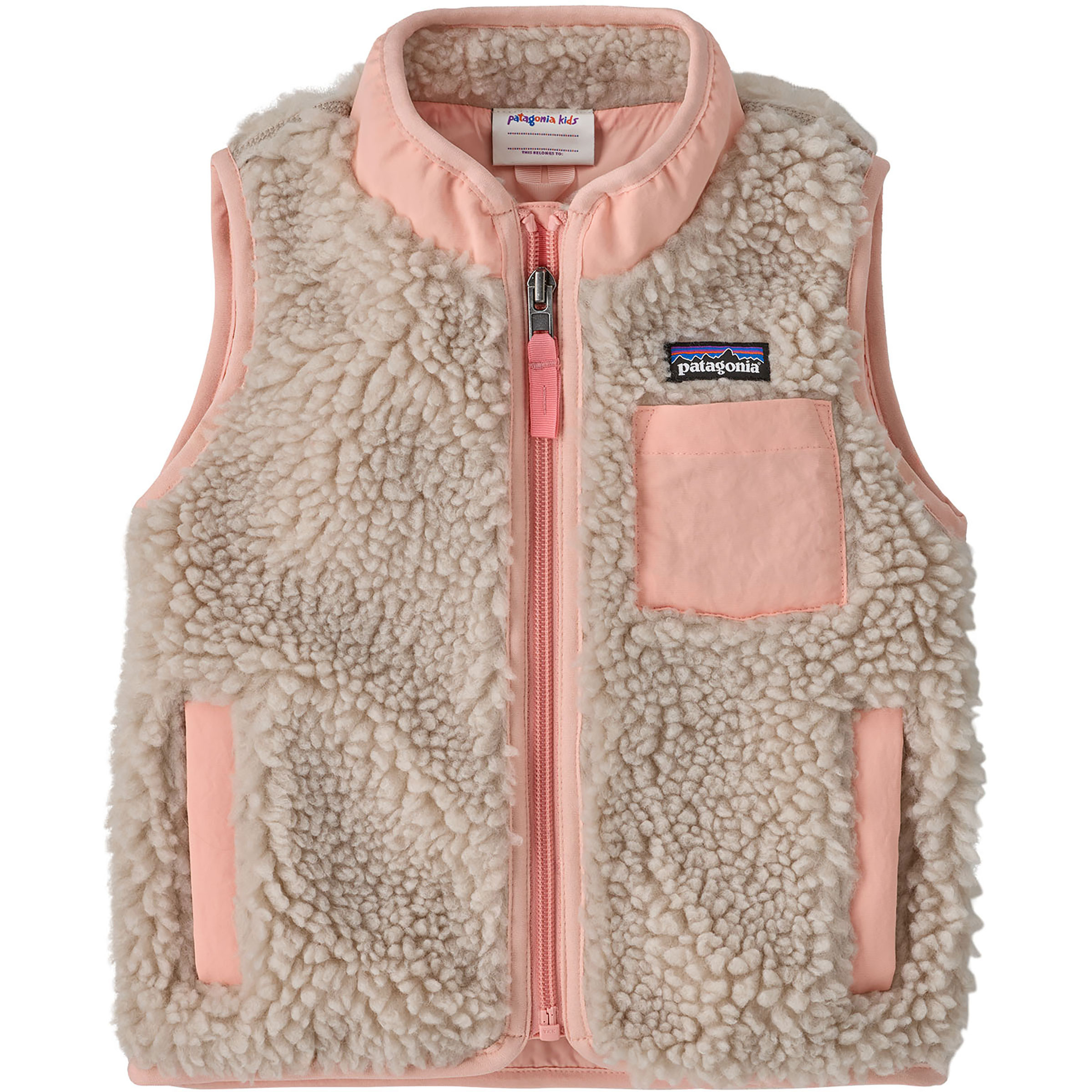 Patagonia Baby Retro-X Weste Kinder Fleecewesten beige Größe 79 Lifestyle Windabweisend Wasserabweisend