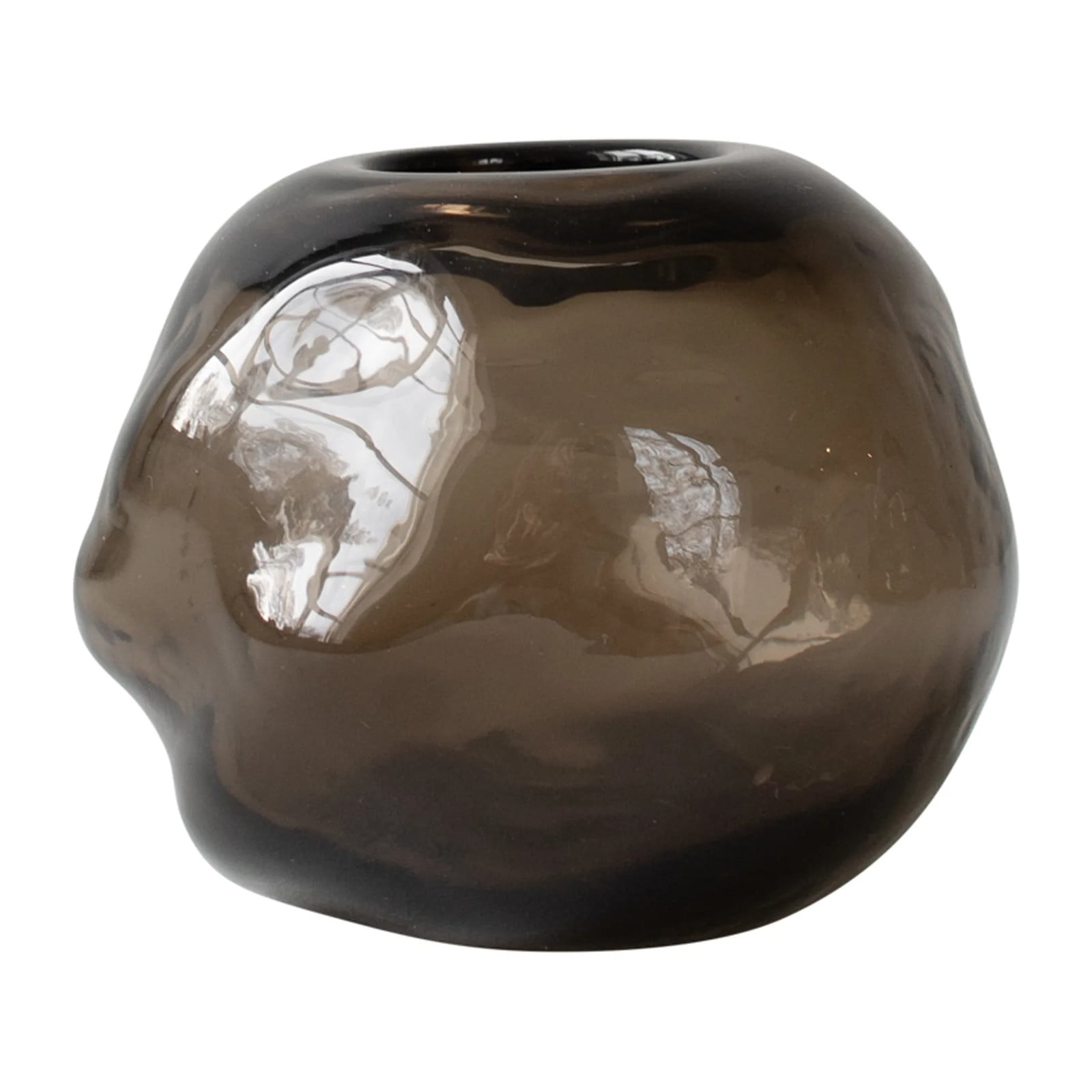 DBKD Bunch mini waxinelichtjeshouder Bruin Ø12 cm