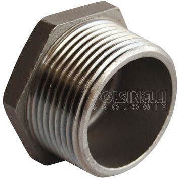 Polsinelli Tappo maschio inox 1" 1/4