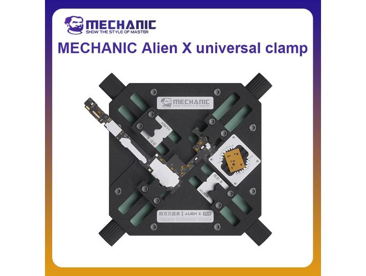 Mécanicien officiel Alien X pince universelle de forme spéciale outils de fixation de carte mère pour IP Android carte mère IC soudure de puce