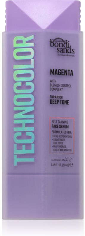 Bondi Sands Technocolor Magenta sérum auto-bronzant visage 50 ml