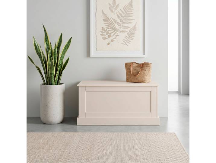 Sitzbank GOODPRODUCT Binz , beige (kaschmir), B:90cm H:45cm T:40cm, Holzwerkstoff, MDF, Sitzbänke, Sitzbank, zwei unterschiedliche Farbvarianten, mit Stauraum, Breite 90 cm