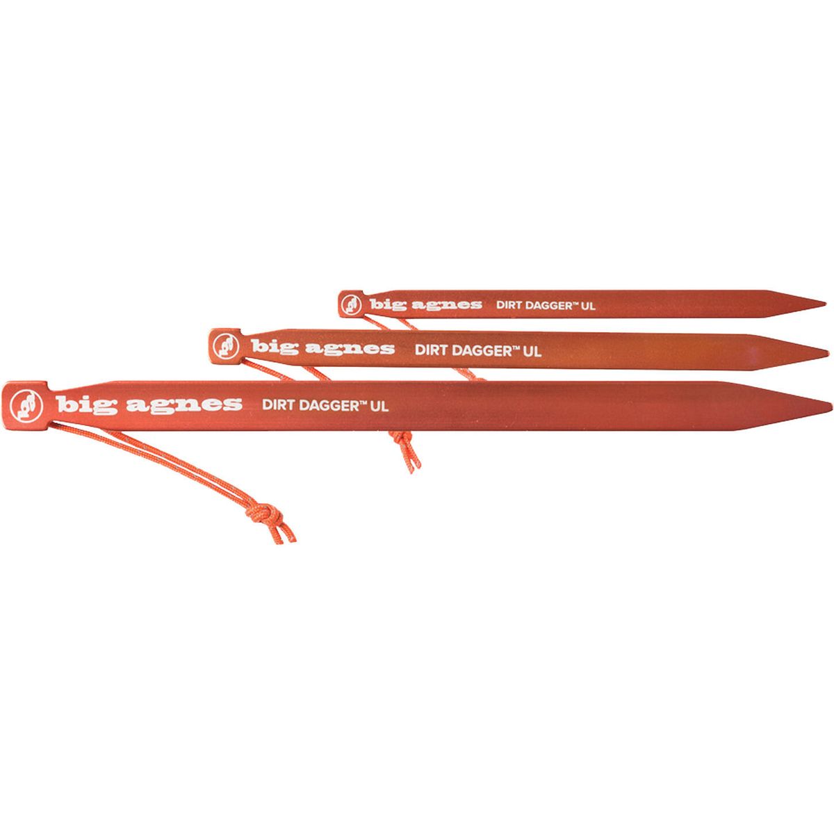 Big Agnes Dirt Dagger UL 7.5” Tent Stake:bulk Pack of 30 orange ADD75BULK3021