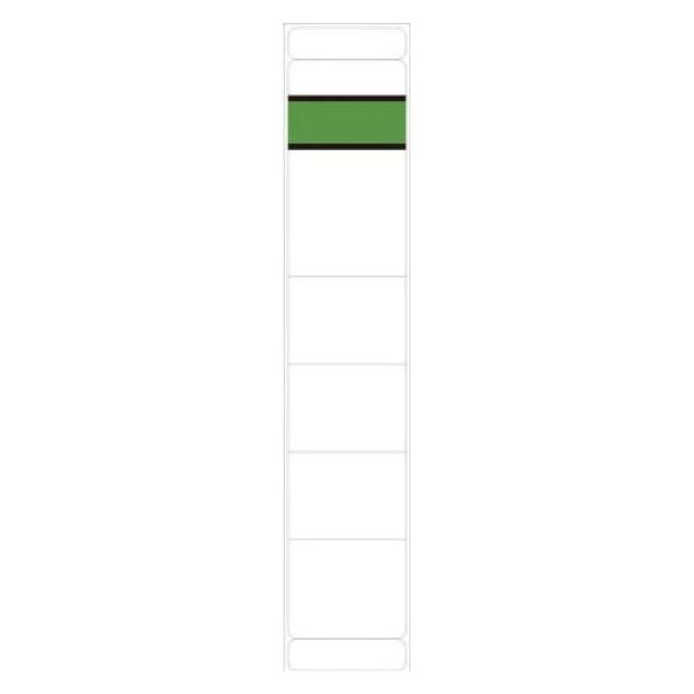 Alpha-Label Rückenschild, selbstklebend, kurz/schmal, 190 x 38 mm, weiss, 100 Blatt, 700 Etiketten (5993)