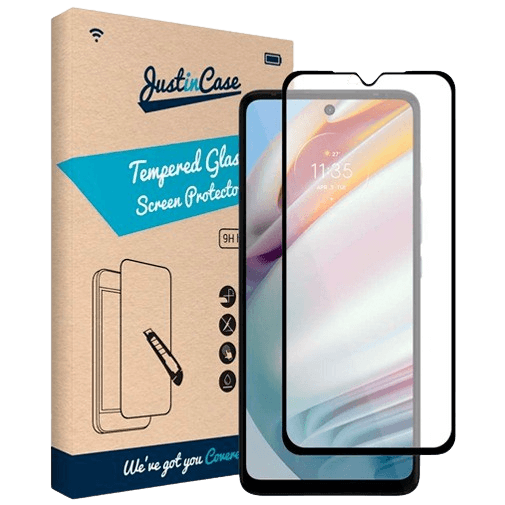Just in Case Gehärtetes Glas Durchsichtige Displayschutzfolie Motorola Moto G60